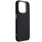 Чохол для мобільного телефону Armorstandart LikeCarbon2 MagCase Apple iPhone 15 Pro Kevlar Black (ARM88589) (UA)