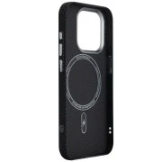 Чохол для мобільного телефону Armorstandart LikeCarbon2 MagCase Apple iPhone 15 Pro Kevlar Black (ARM88589) (UA)