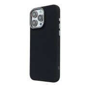 Чохол для мобільного телефону Armorstandart LikeCarbon2 MagCase Apple iPhone 15 Pro Kevlar Black (ARM88589) (UA)