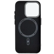 Чохол для мобільного телефону Armorstandart LikeCarbon2 MagCase Apple iPhone 16 Pro Kevlar Black (ARM88381) (UA)