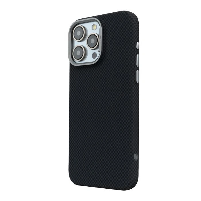 Чохол для мобільного телефону Armorstandart LikeCarbon2 MagCase Apple iPhone 16 Pro Kevlar Black (ARM88381) (UA)