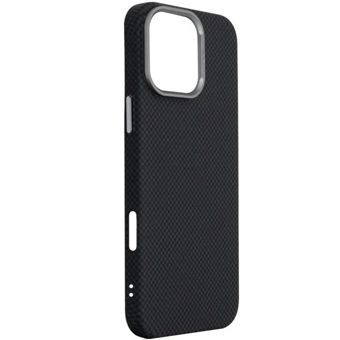 Чехол для мобильного телефона Armorstandart LikeCarbon2 MagCase Apple iPhone 16 Pro Max Kevlar Black (ARM88382) (UA)