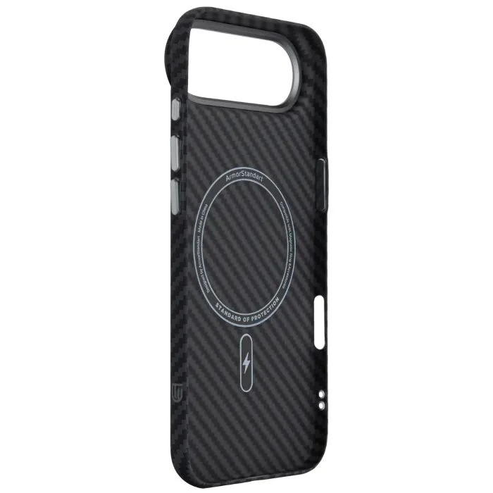 Чехол для мобильного телефона Armorstandart LikeCarbon2 MagCase Apple iPhone 17 Air Carbon Black (ARM86260) (UA)