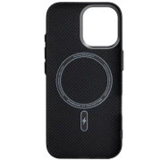 Чохол для мобільного телефону Armorstandart LikeCarbon2 MagCase Apple iPhone 17 Kevlar Black (ARM88379) (UA)