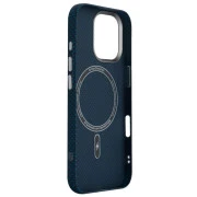 Чохол для мобільного телефону Armorstandart LikeCarbon2 MagCase Apple iPhone 17 Kevlar Dark Blue (ARM88613) (UA)
