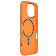 Чохол для мобільного телефону Armorstandart LikeCarbon2 MagCase Apple iPhone 17 Kevlar Orange (ARM88614) (UA)