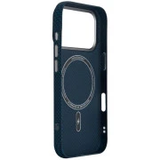 Чохол для мобільного телефону Armorstandart LikeCarbon2 MagCase Apple iPhone 17 Pro Kevlar Dark Blue (ARM88554) (UA)