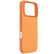 Чохол для мобільного телефону Armorstandart LikeCarbon2 MagCase Apple iPhone 17 Pro Kevlar Orange (ARM88556) (UA)