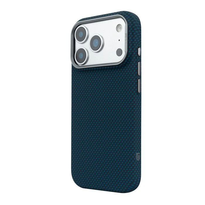 Чехол для мобильного телефона Armorstandart LikeCarbon2 MagCase Apple iPhone 17 Pro Max Kevlar Dark Blue (ARM88553) (UA)