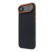 Чохол для мобільного телефону Armorstandart LikeCarbon2 SE MagCase Apple iPhone 17 Air Black Orange (ARM89155) (UA)