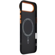 Чохол для мобільного телефону Armorstandart LikeCarbon2 SE MagCase Apple iPhone 17 Air Kevlar Black Orange (ARM89166) (UA)