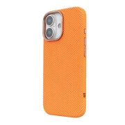 Чохол для мобільного телефону Armorstandart LikeCarbon2 SE MagCase Apple iPhone 17 Kevlar Orange Rose Gold (ARM89167) (UA)