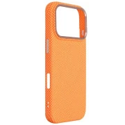 Чохол для мобільного телефону Armorstandart LikeCarbon2 SE MagCase Apple iPhone 17 Pro Kevlar Orange Rose Gold (ARM89168) (UA)