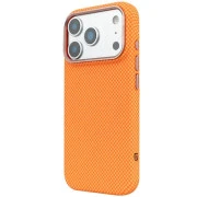 Чохол для мобільного телефону Armorstandart LikeCarbon2 SE MagCase Apple iPhone 17 Pro Kevlar Orange Rose Gold (ARM89168) (UA)