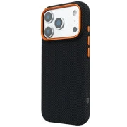 Чохол для мобільного телефону Armorstandart LikeCarbon2 SE MagCase Apple iPhone 17 Pro Max Kevlar Black Orange (ARM89165) (UA)
