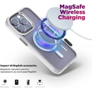 Чохол для мобільного телефону Armorstandart Unit MagCase Apple iPhone 17 Air Matte Clear Silver (ARM88999) (UA)