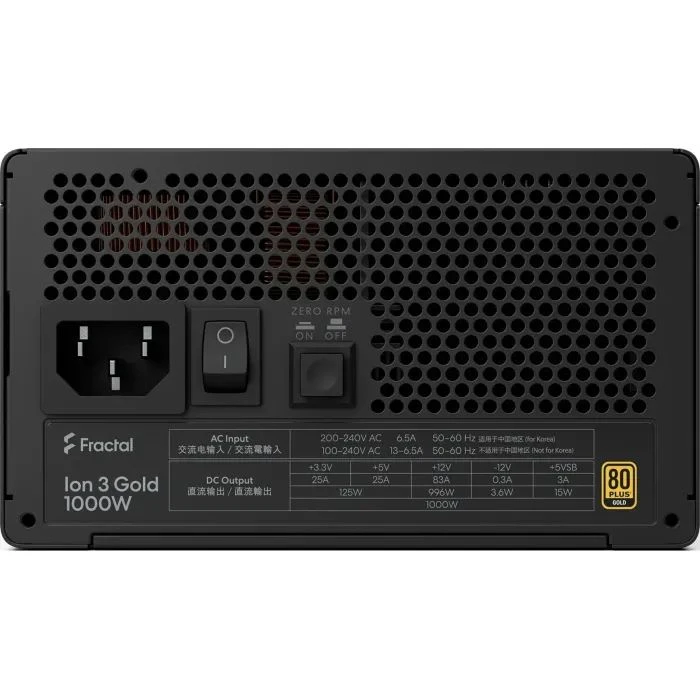 Fractal Design 1000W Ion 3 Gold (FD-P-IA3G-100-EU) (UA)