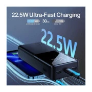 JOYROOM 20000mAh 22,5W PD, QC/3.0, 2*USB-A, Micro-USB, USB-C In/Out Black (JR-QP192) (UA)