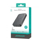 JOYROOM Magnetic Wireless 10000mAh 20W PD, QC, USB-C In/Out Black (JR-W020 / 6941237118455) (UA)