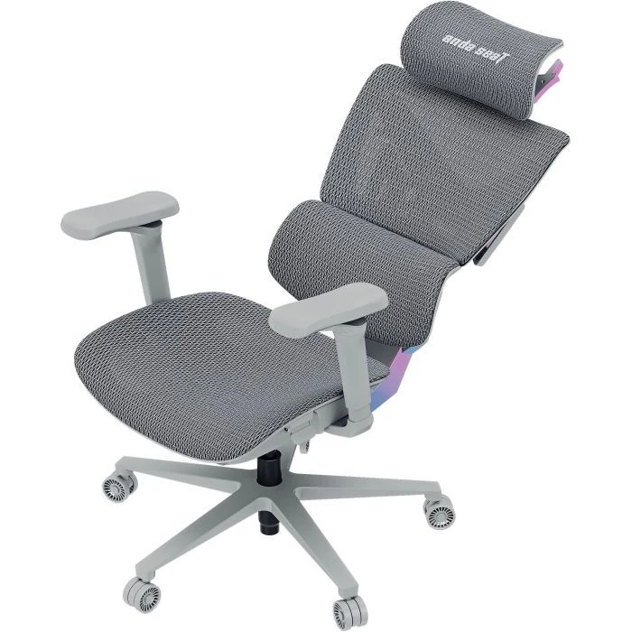 Кресло игровое Anda Seat X-Air Pro Size XL Mesh Gray Twilight (AD-WY-01-GGSP-G01) (UA) Материал покрытия: сетка;