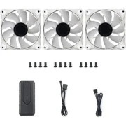 Кулер для корпуса DARKFLASH INF8 PRO 3IN1 WHITE (UA)