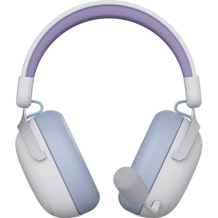 Наушники Ajazz AHM08 MAX 3-Mode White/Purple (AHM08-MAX-PWB) (UA) Тип: геймерские (игровые);