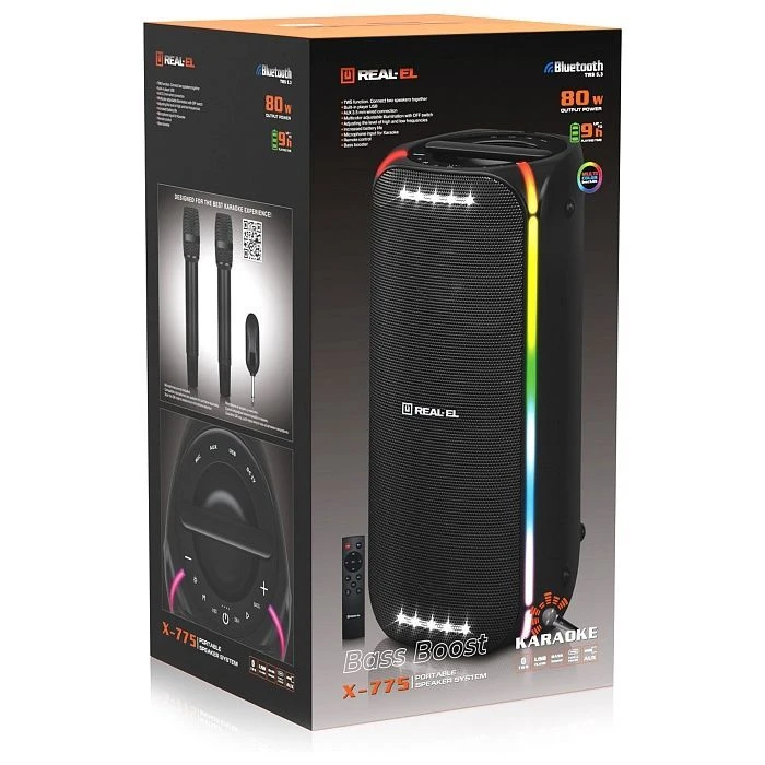 REAL-EL X-775 Black (EL121600032) (UA)