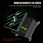 Система жидкостного охлаждения Gamemax GLACIER 240 LCD BK (UA)