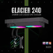 Система жидкостного охлаждения Gamemax GLACIER 240 LCD BK (UA)