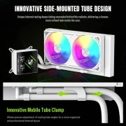 Система рідинного охолодження Gamemax GLACIER 240 LCD WH (UA)