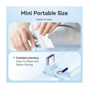 VENTION 4800mAh 22,5W PD, USB-C In/Out, LED display, with built-in USB-C cable White (FHQW0) (UA)