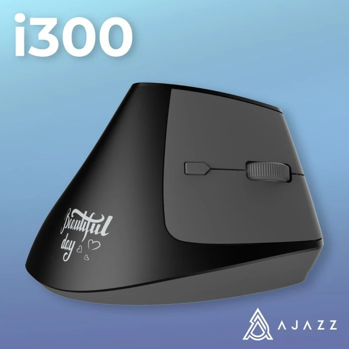 а Ajazz i300 Wireless/Bluetooth/USB Black (i300-B) (UA)