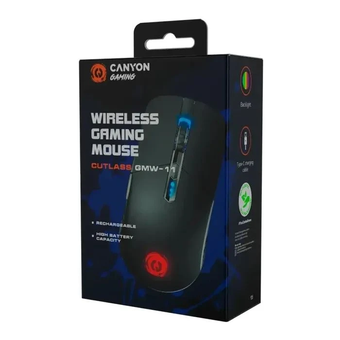 а Canyon Cutlass Wireless USB Black (CND-SGMW11B) (UA)
