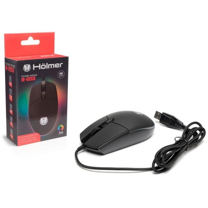 а Holmer M-02GS USB Black (M-02GS) (UA) Тип: Классические; Подключение: