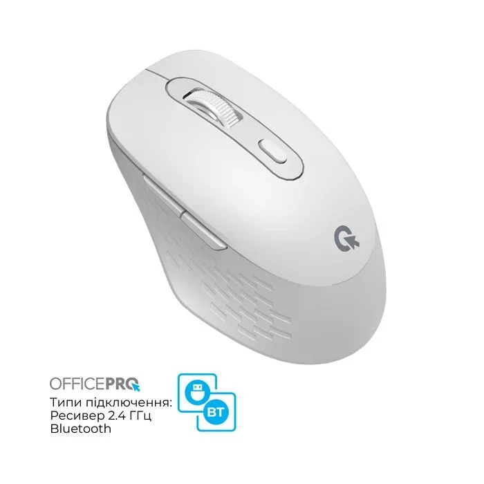 а OfficePro M265W Wireless/Bluetooth Silent Click White (M265W) (UA)