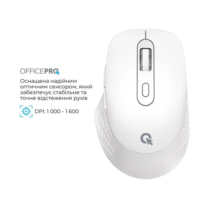 а OfficePro M265W Wireless/Bluetooth Silent Click White (M265W) (UA)
