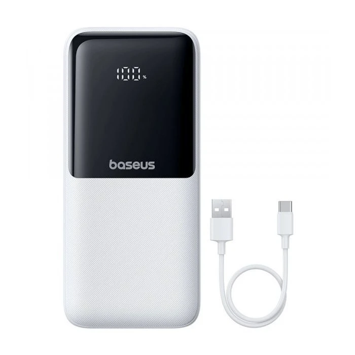 Baseus Lipow 20000mAh 22,5W PD, QC/3.0, White (P10079102213-00) (UA)