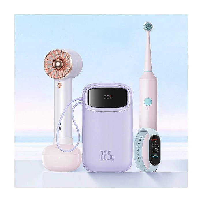 Baseus Qpow2 20000mAh 22.5W PD, QC/3.0, Purple (P10055002513-00) (UA)