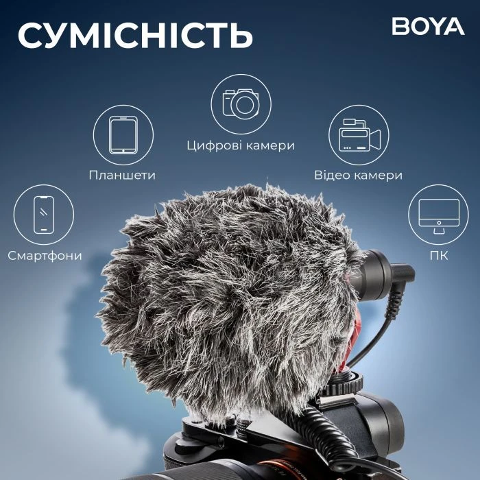 Boya BY-MM1+ Black (BY-MM1+) (UA)