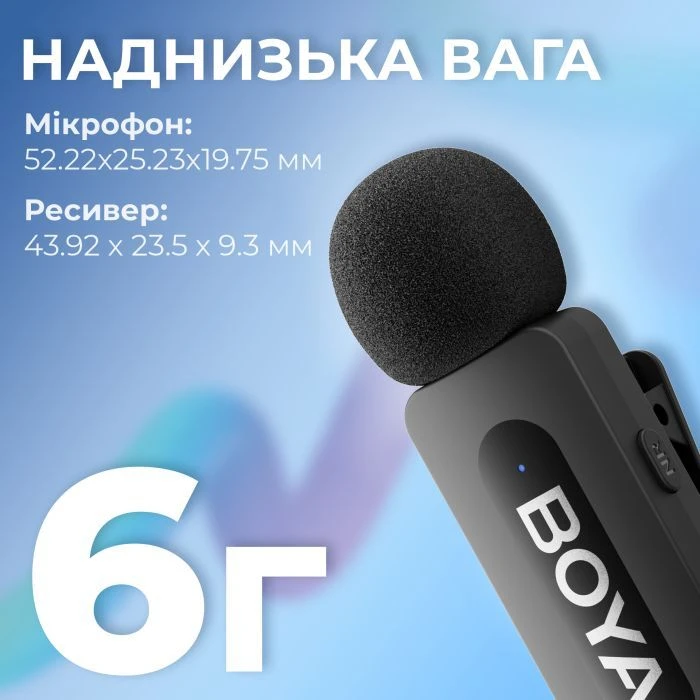 Boya BY-V1 Lightning Black (BY-V1) (UA)