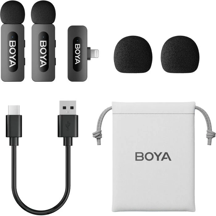 Boya BY-V2 Lightning Black (BY-V2) (UA)