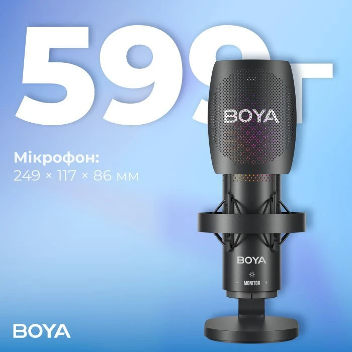 Boya K9 RGBType-C/3,5 мм Чорний (BOYA K9) (UA)