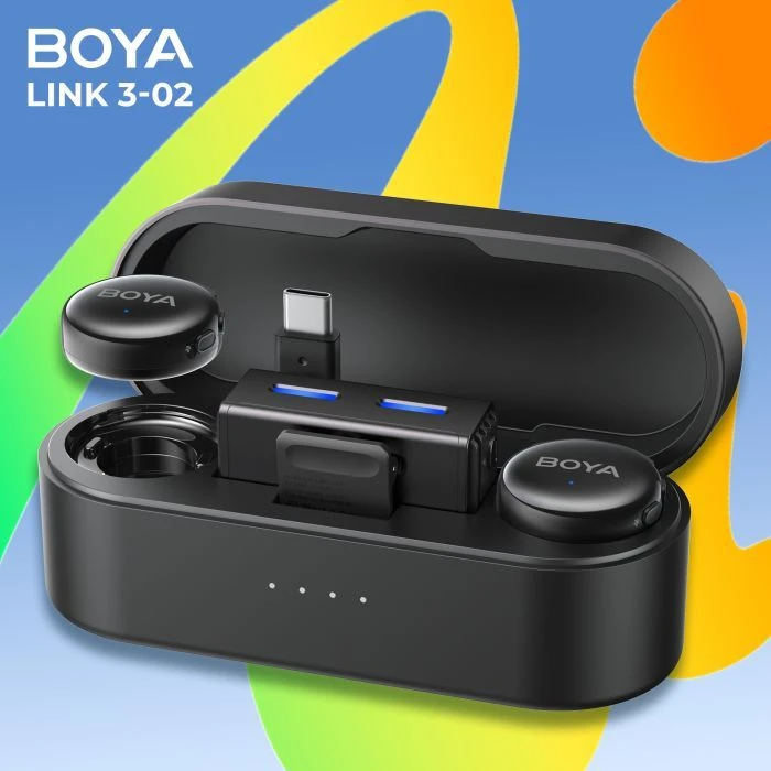 Boya LINK 3-02 Type-C/TRS Black (LINK 3-02) (UA)
