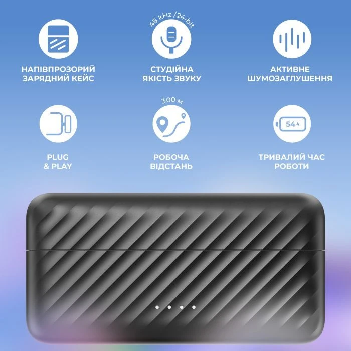 Boya mini-12 Type-C/Lightning Black (mini-12) (UA)