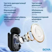Boya mini-18 3,5 мм/TRS/Type-C Чорний (mini-18) (UA)