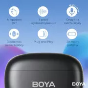 Boya mini-18 3,5 мм/TRS/Type-C Чорний (mini-18) (UA)