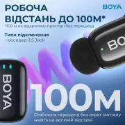 Boya mini-18 3,5 мм/TRS/Type-C Чорний (mini-18) (UA)