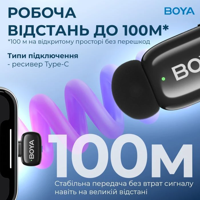Boya mini-23 Type-C Black (mini-23) (UA)
