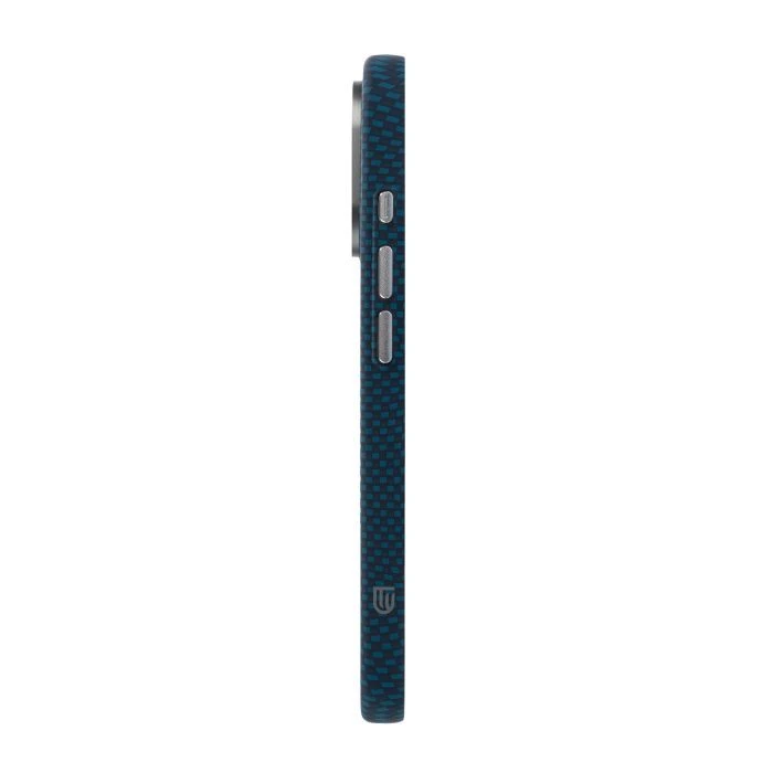 Чехол для мобильного телефона Armorstandart LikeCarbon2 MagCase Apple iPhone 16 Pro Max Kevlar Dark Blue (ARM88593) (UA)