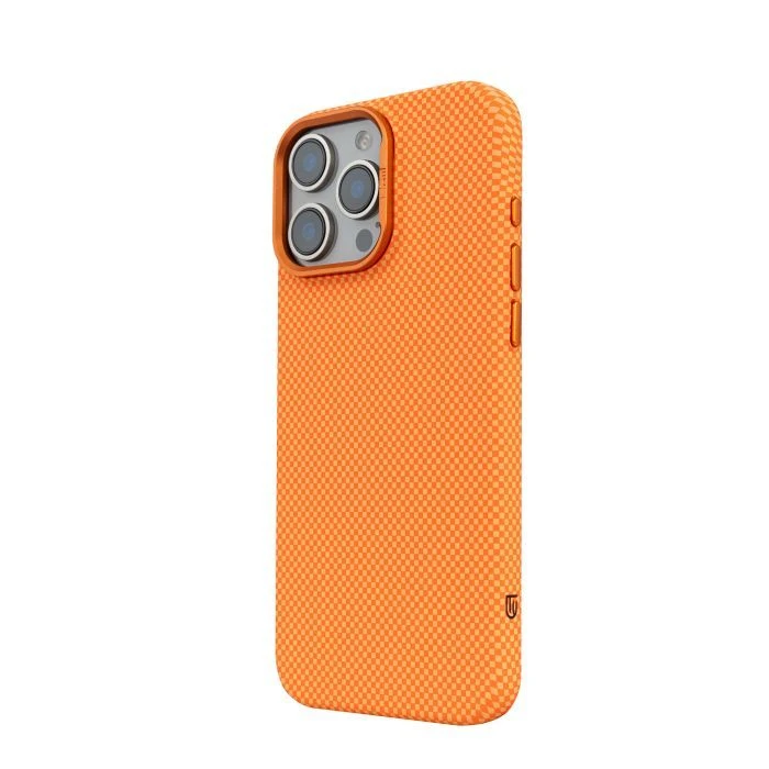 Чехол для мобильного телефона Armorstandart LikeCarbon2 MagCase Apple iPhone 16 Pro Max Kevlar Orange (ARM88595) (UA)